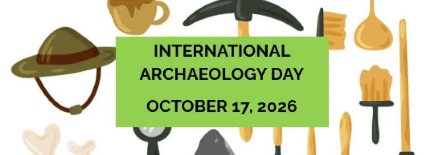 Depiction of archaeology tools